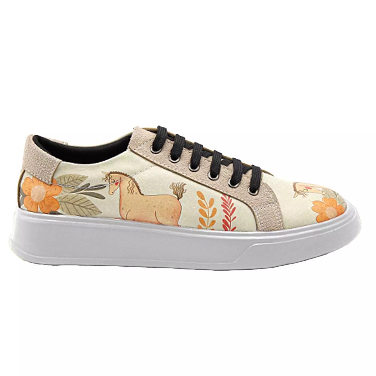 Price and Buy Graffiti Print Sneakers – Women’s Chic Casual Shoes Model Horse - Image 3