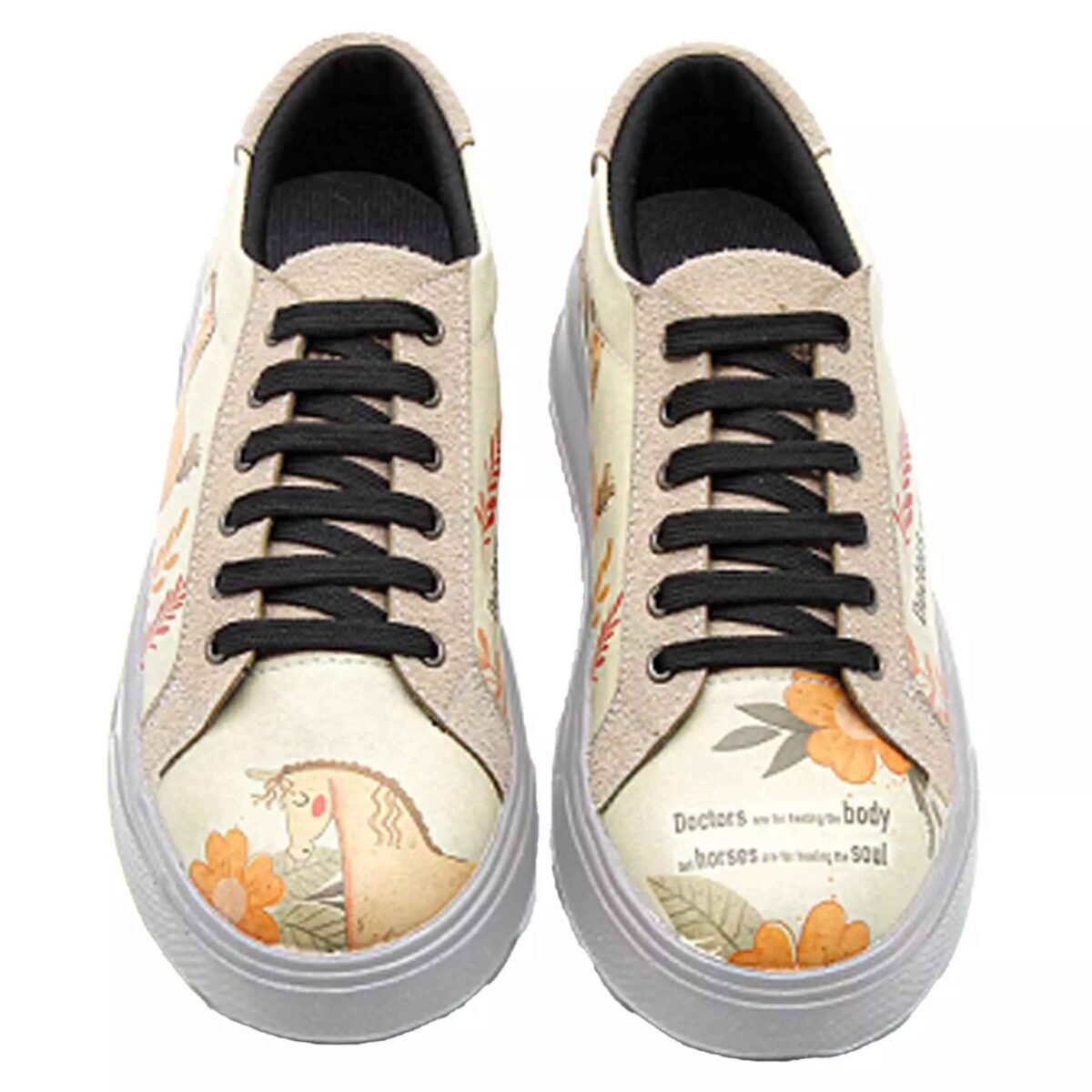 Price and Buy Graffiti Print Sneakers – Women’s Chic Casual Shoes Model Horse - Image 5