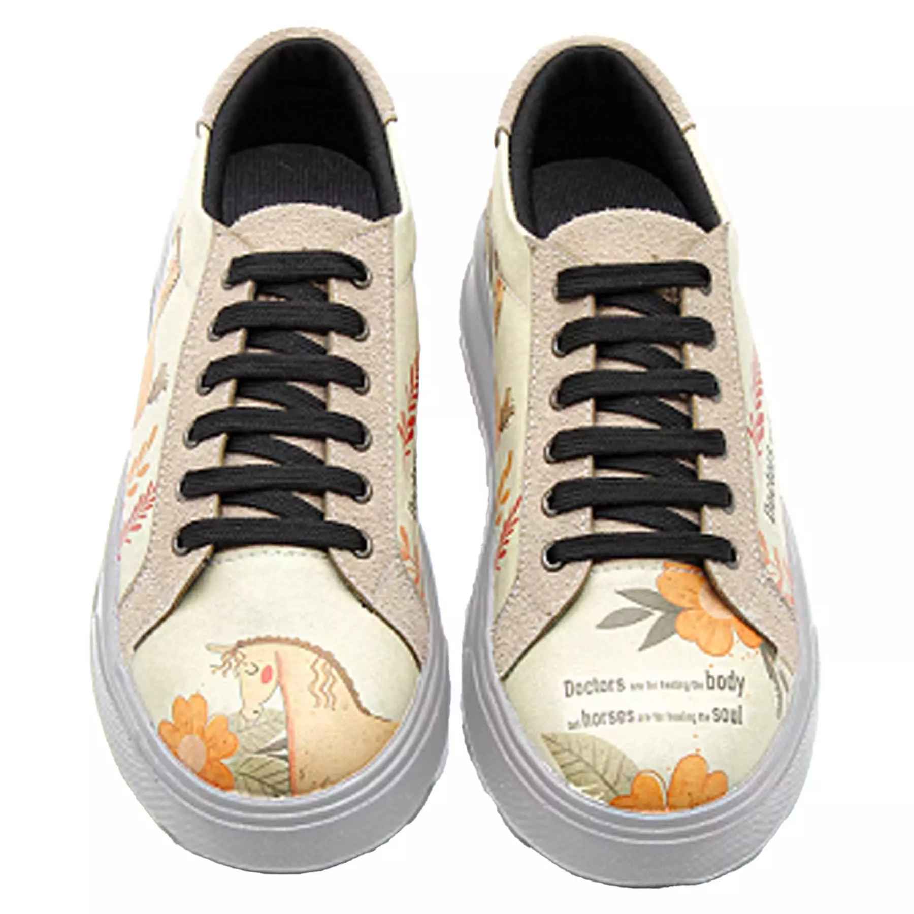 Price and Buy Graffiti Print Sneakers – Women’s Chic Casual Shoes Model Horse - Image 5