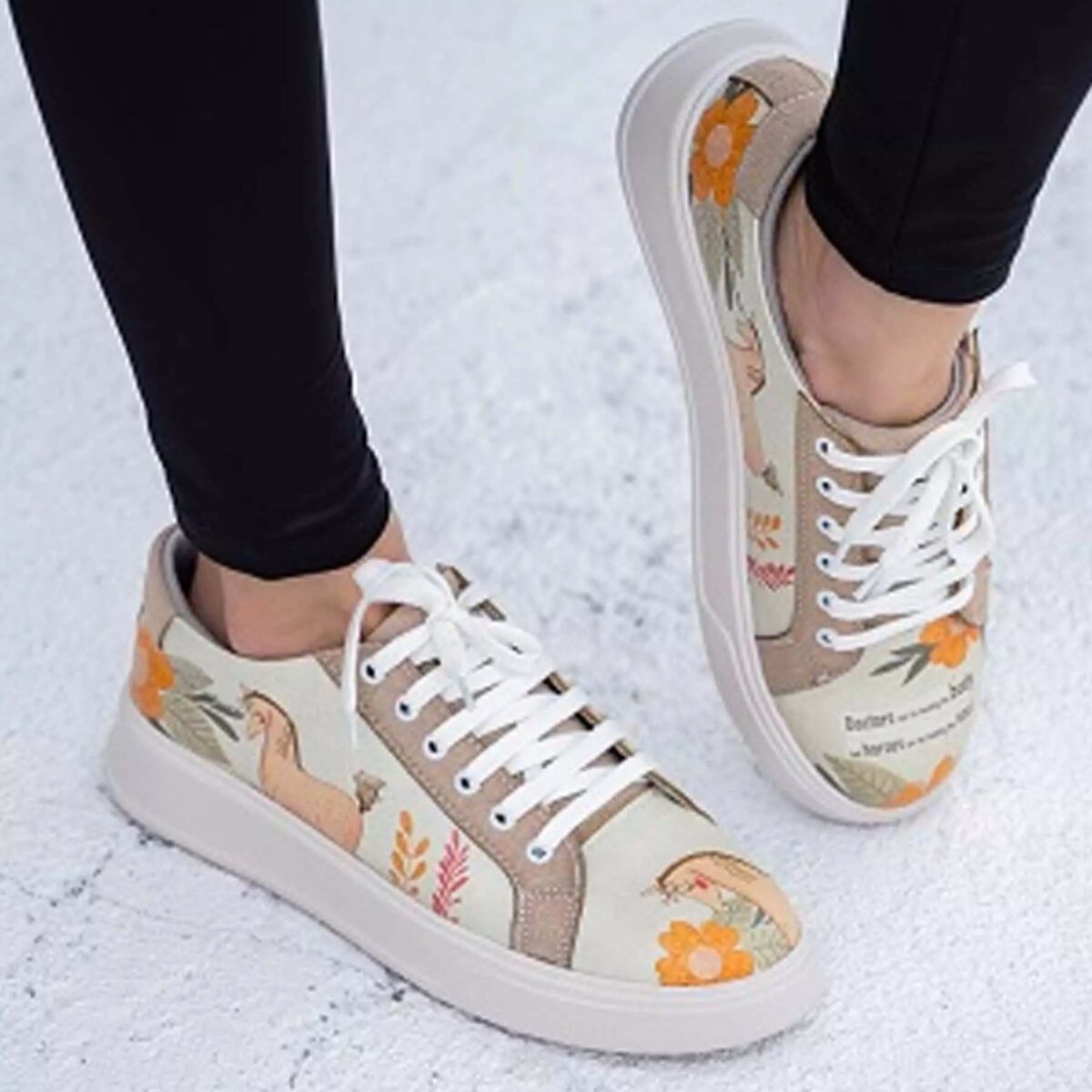 Price and Buy Graffiti Print Sneakers – Women’s Chic Casual Shoes Model Horse - Image 6