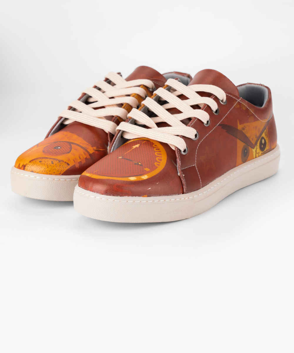 Price and Buy Graffiti Print Sneakers – Women’s Chic Casual Shoes Model Owl - Image 3
