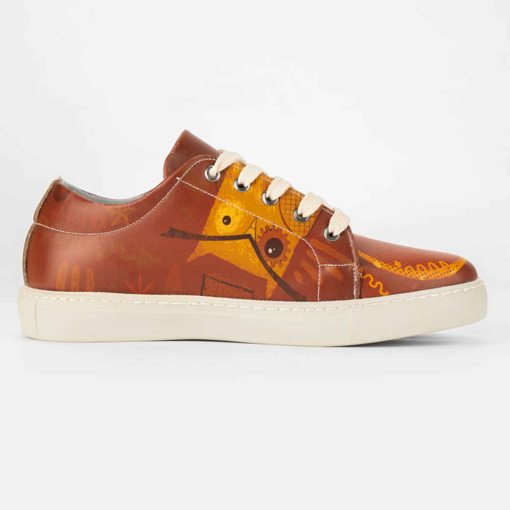 Price and Buy Graffiti Print Sneakers – Women’s Chic Casual Shoes Model Owl - Image 4