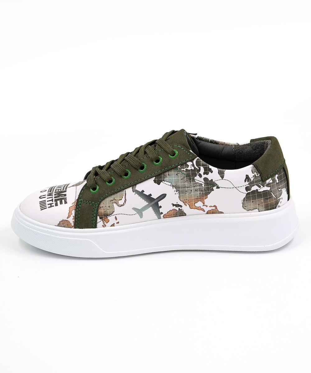 Price and Buy Graffiti Print Sneakers – Women’s Chic Casual Shoes Model Rana - Image 5