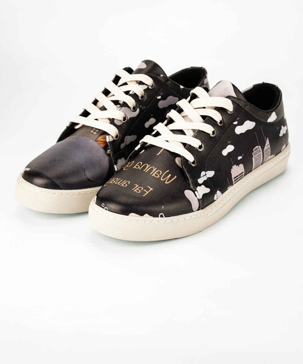 Price and Buy Graffiti Print Sneakers – Women’s Chic Casual Shoes Model Town - Image 3