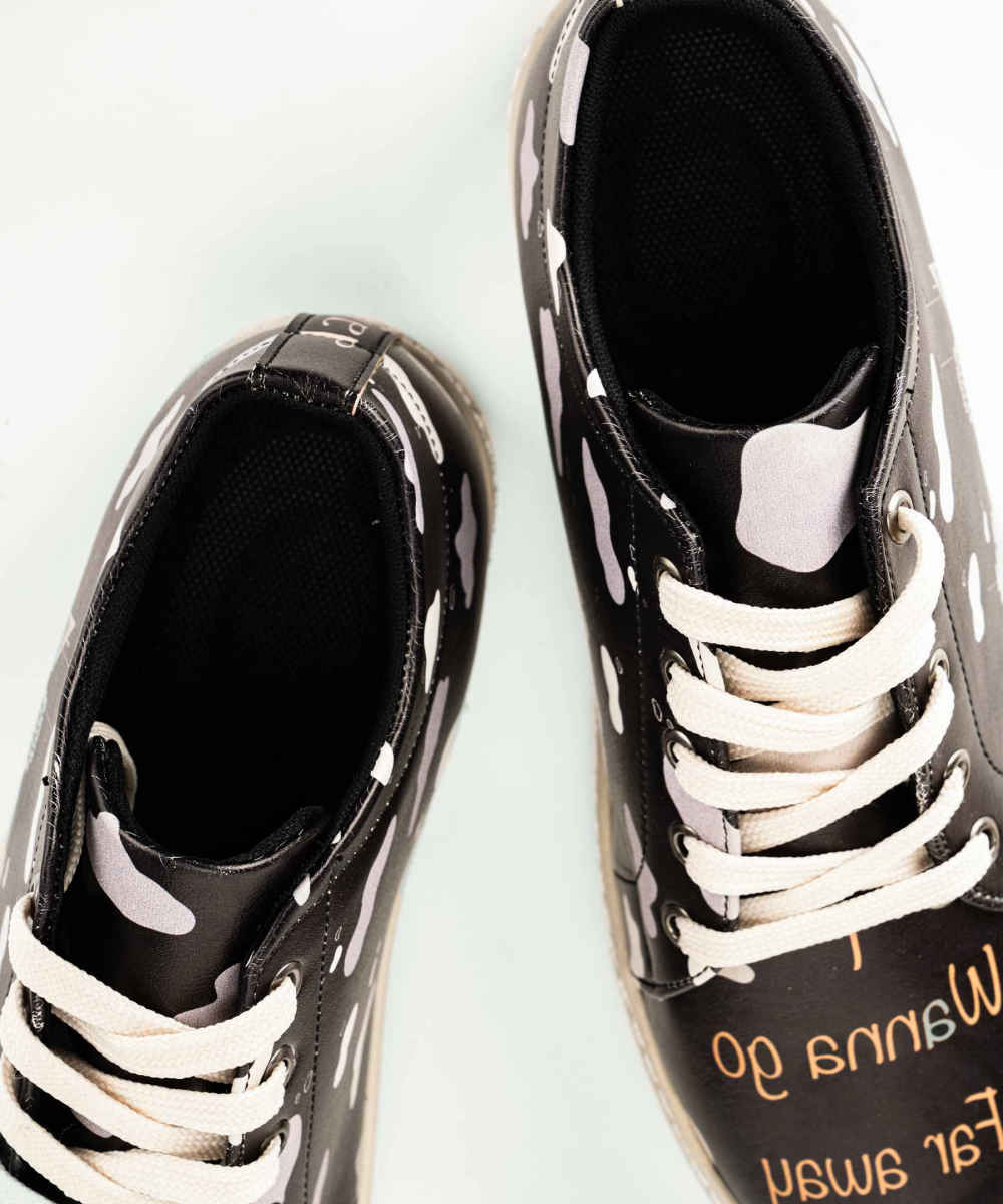 Price and Buy Graffiti Print Sneakers – Women’s Chic Casual Shoes Model Town - Image 6