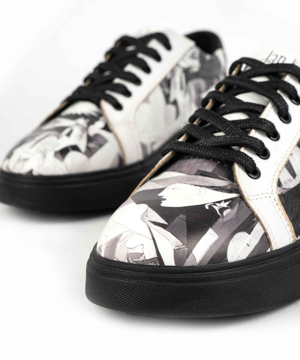Price and Buy Graffiti Print Sneakers – Women’s Chic Casual Shoes Model Vala - Image 4