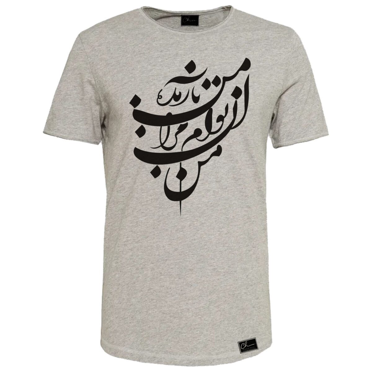 Price and Buy Gray Cotton Short Sleeve T-Shirt Model Arezoo – Casual Comfort