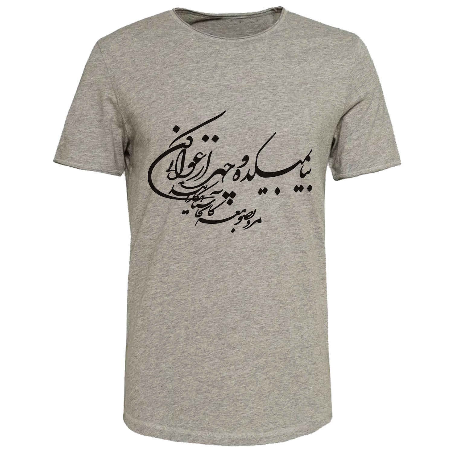Price and Buy Gray Cotton Short Sleeve T-Shirt Model Shayan – Lightweight Everyday Wear