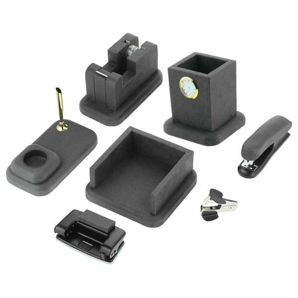 Price and Buy Gray Leather Office Desk Set – 8-Piece Collection_68fc5dc84badf.jpeg Price and Buy Gray Leather Office Desk Set – 8-Piece Collection