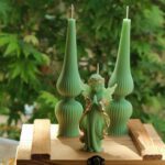 Price and Buy Green Candle Collection – A Luxurious Set for Modern Homes & Stylish Occasions (4x)
