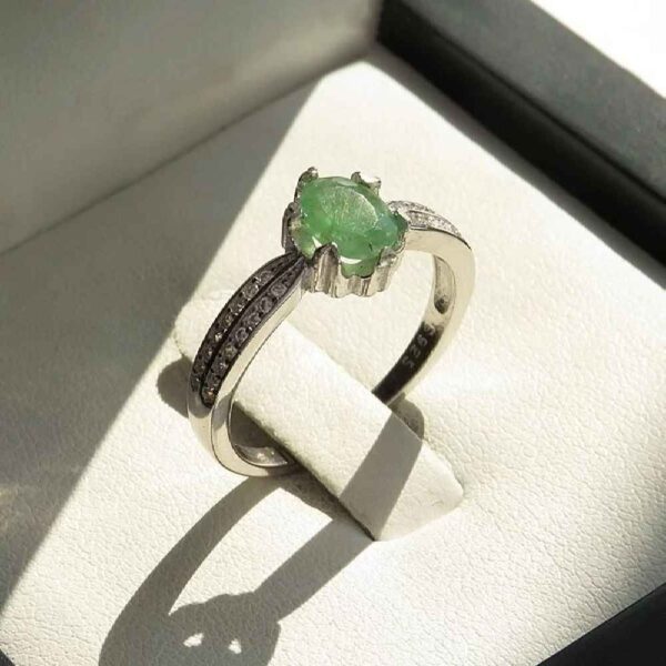 Price and Buy Green Emerald Silver Ring For Women Engagement Sepid_68fd0af194aaa.jpeg Price and Buy Green Emerald Silver Ring For Women Engagement Sepid
