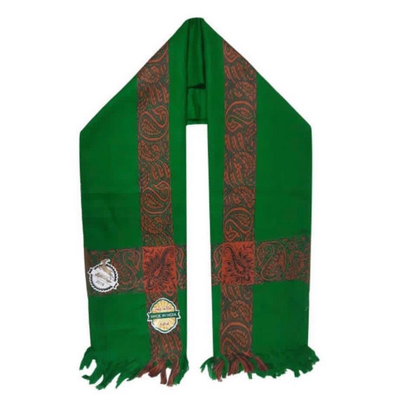 Price and Buy Green Kashmiri Shawl for Men – Pakistani Style with Parsley Pattern