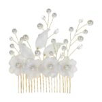 Price and Buy Hair Comb Clip for Women – Floral Charm Set of 2