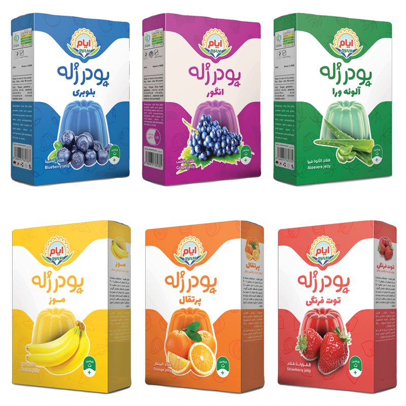 Price and Buy Halal Assorted Jelly Powder Pack by Badbadak-e Ayam, 100 gr (x6)_6900f2be0bed2.jpeg Price and Buy Halal Assorted Jelly Powder Pack by Badbadak-e Ayam, 100 gr (x6) - Image 1
