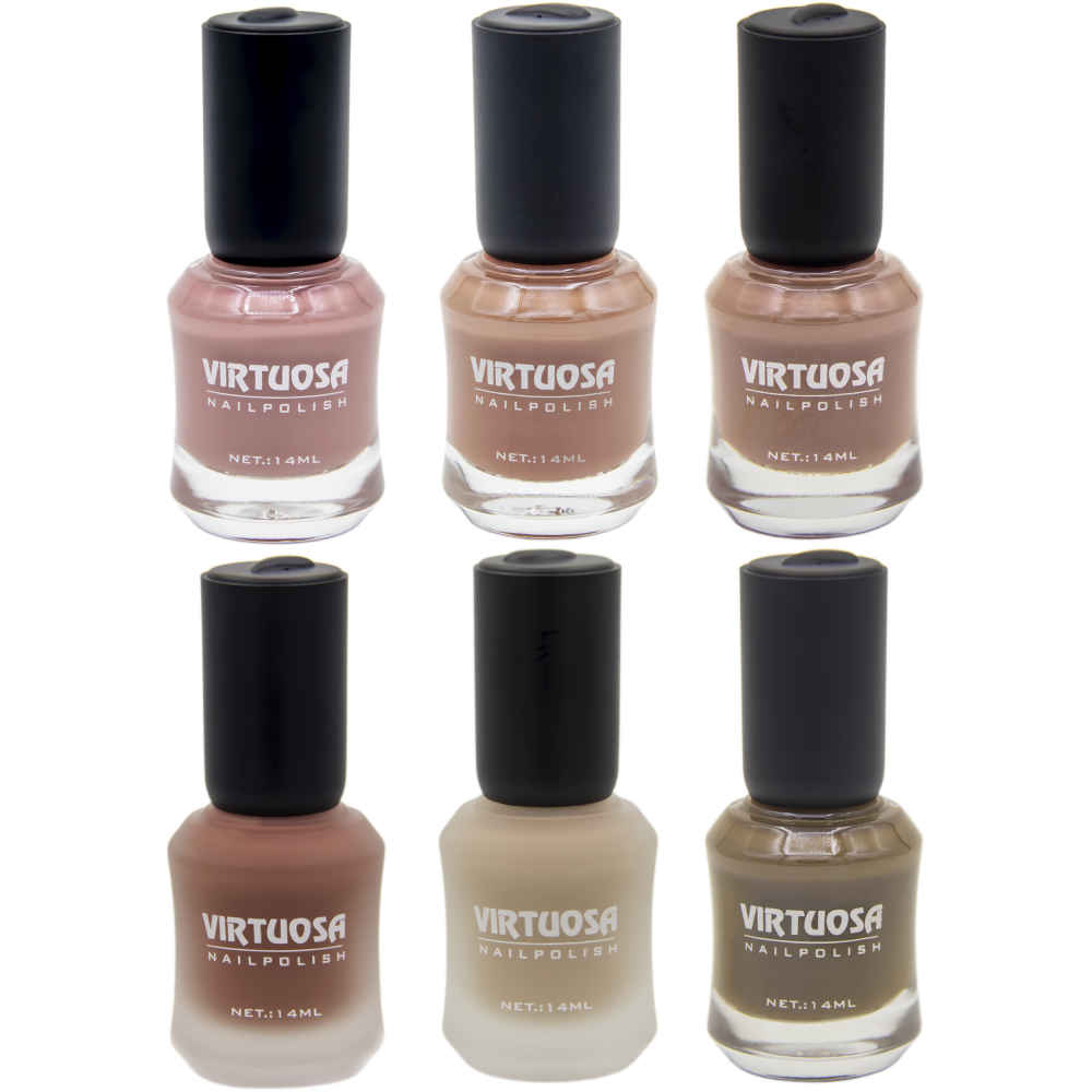Price and Buy Halal Nail Polish Glossy & Matte Finish and Breathable Pink Colors (6x)