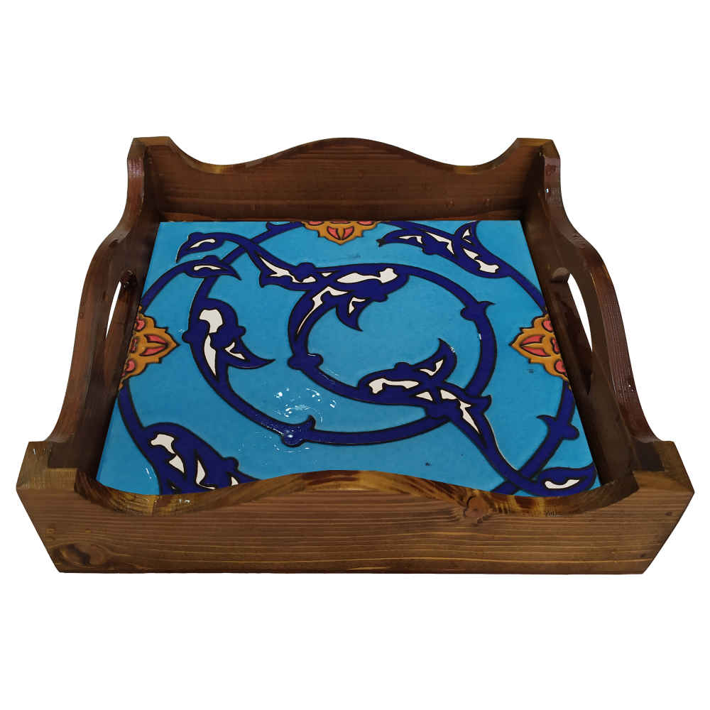 Price and Buy Haleh Handmade Tray – With Persian Charm, Perfect for Light Serving