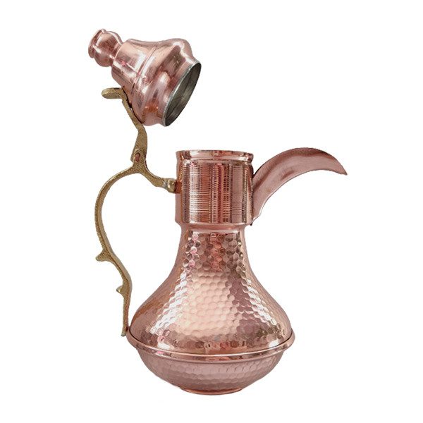 Price and Buy Hammered Copper Dallah Coffee Pot for Brewing Qahwa & Arabic Coffee - Image 3