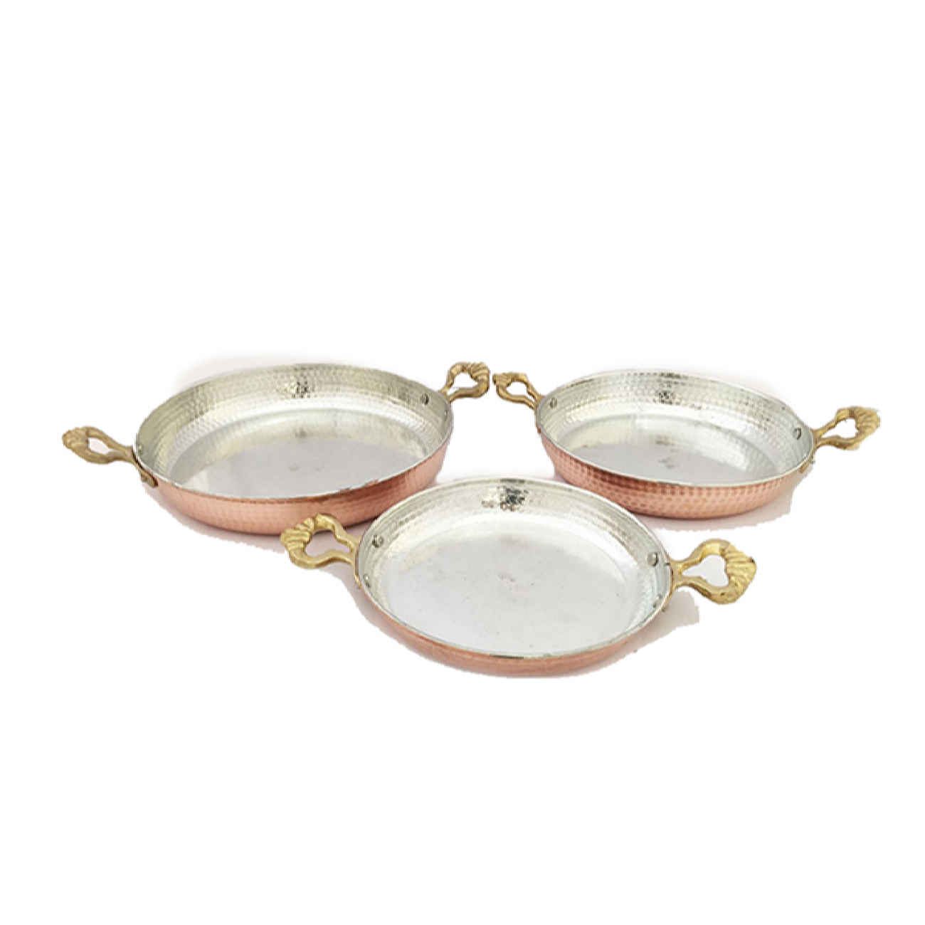 Price and Buy Hammered Persian Copper Frying Pan – Saman Design - Image 3