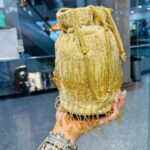 Price and Buy Hand Beaded Clutch Bag in Cylindrical Shape in Different Color – Traditional Design