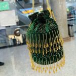 Price and Buy Hand Beaded Clutch Bag in Cylindrical Shape in Different Color – Traditional Design - Image 3