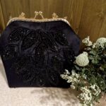 Price and Buy Hand Beaded Clutch Bag with Leaf Design – Sparkling and Elegant - Image 4