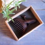 Price and Buy Hand-Carved Wooden Comb with Intricate Whale Design - Image 4