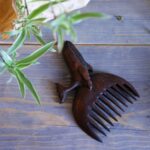 Price and Buy Hand-Carved Wooden Comb with Intricate Whale Design - Image 5