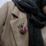 Price and Buy Hand Embroidered Brooch – Jewel Ladybug - Image 4