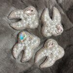Price and Buy Hand-Embroidered Jewel Brooch in The Shape of Tooth - Image 3