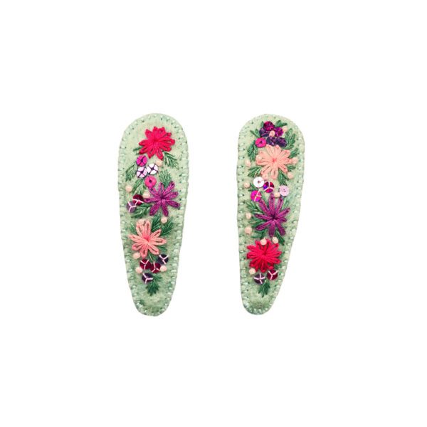 Price and Buy Hand-Embroidered Snap Hair Clip Set with Floral Design Model Spring_69002155b7e26.jpeg Price and Buy Hand-Embroidered Snap Hair Clip Set with Floral Design Model Spring