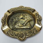 Price and Buy Hand Engraved Brass Ashtray – Artistic Intricate Design Kolah - Image 3