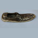 Price and Buy Hand Engraved Brass Ashtray – Artistic Intricate Detail Shoe - Image 3
