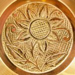 Price and Buy Hand Engraved Brass Ashtray – Artistic Intricate Floral Design - Image 4