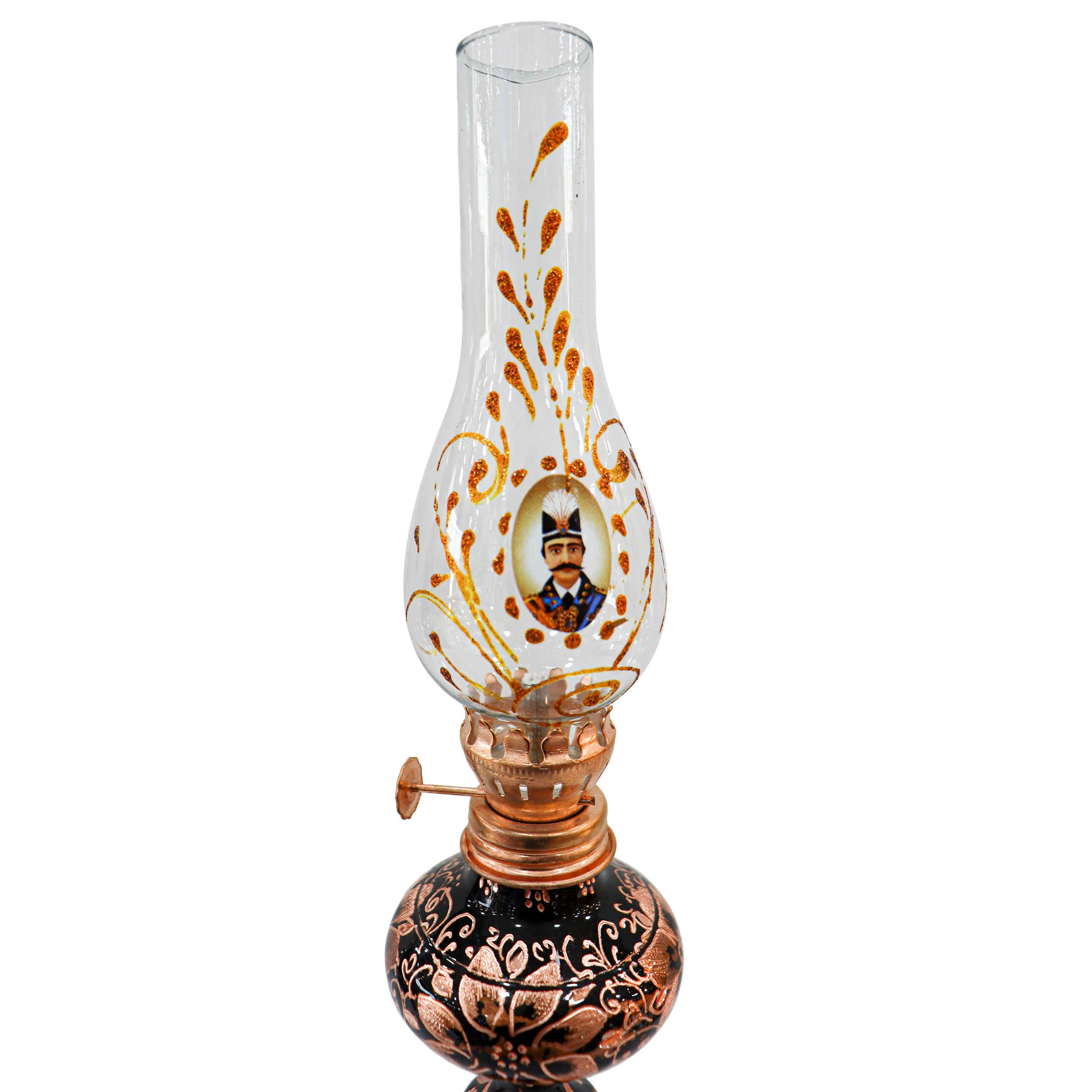 Price and Buy Hand-Engraved Persian Copper Oil Lamp with Shah Abbasi Design (2x) - Image 3