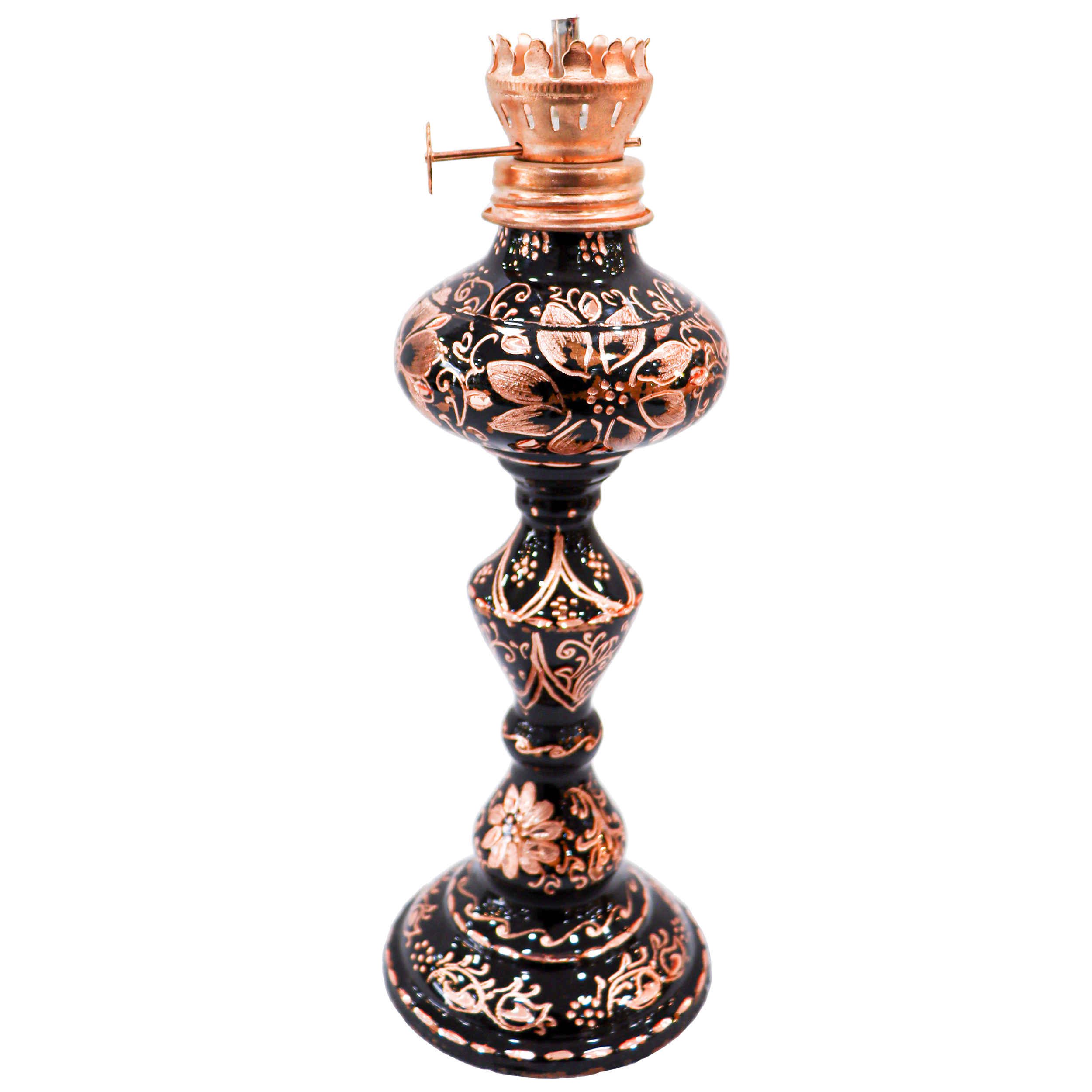 Price and Buy Hand-Engraved Persian Copper Oil Lamp with Shah Abbasi Design (2x) - Image 4