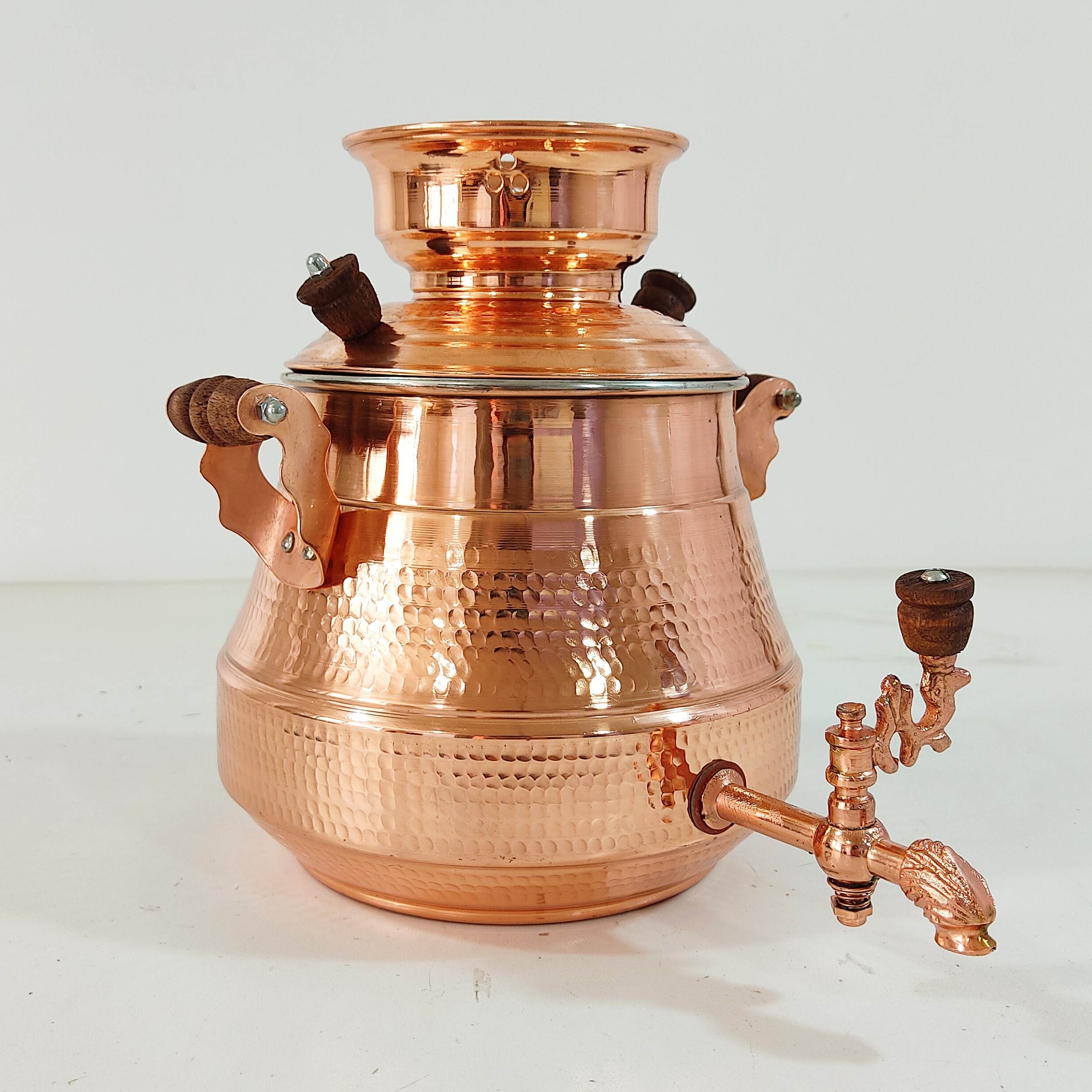 Price and Buy Hand-Hammered Persian Copper Stovetop Samovar – Barrel Design, 5-Liter_6903dda97e345.jpeg Price and Buy Hand-Hammered Persian Copper Stovetop Samovar – Barrel Design, 5-Liter - Image 1