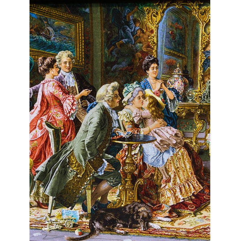 Price and Buy Hand-Knotted Persian Pictorial Rug Depicting Grandmother’s Birthday Arturo Ricci - Image 3