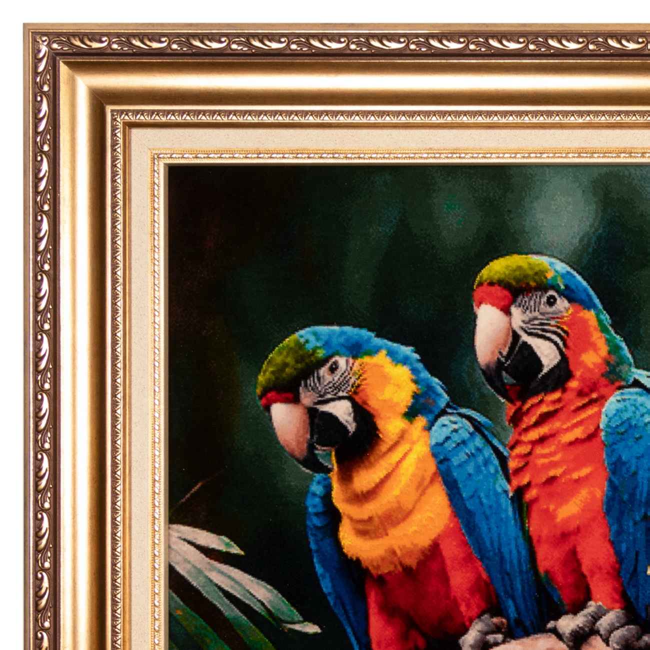 Price and Buy Hand-Knotted Persian Pictorial Rug from Tabriz Depicting Parrots - Image 3