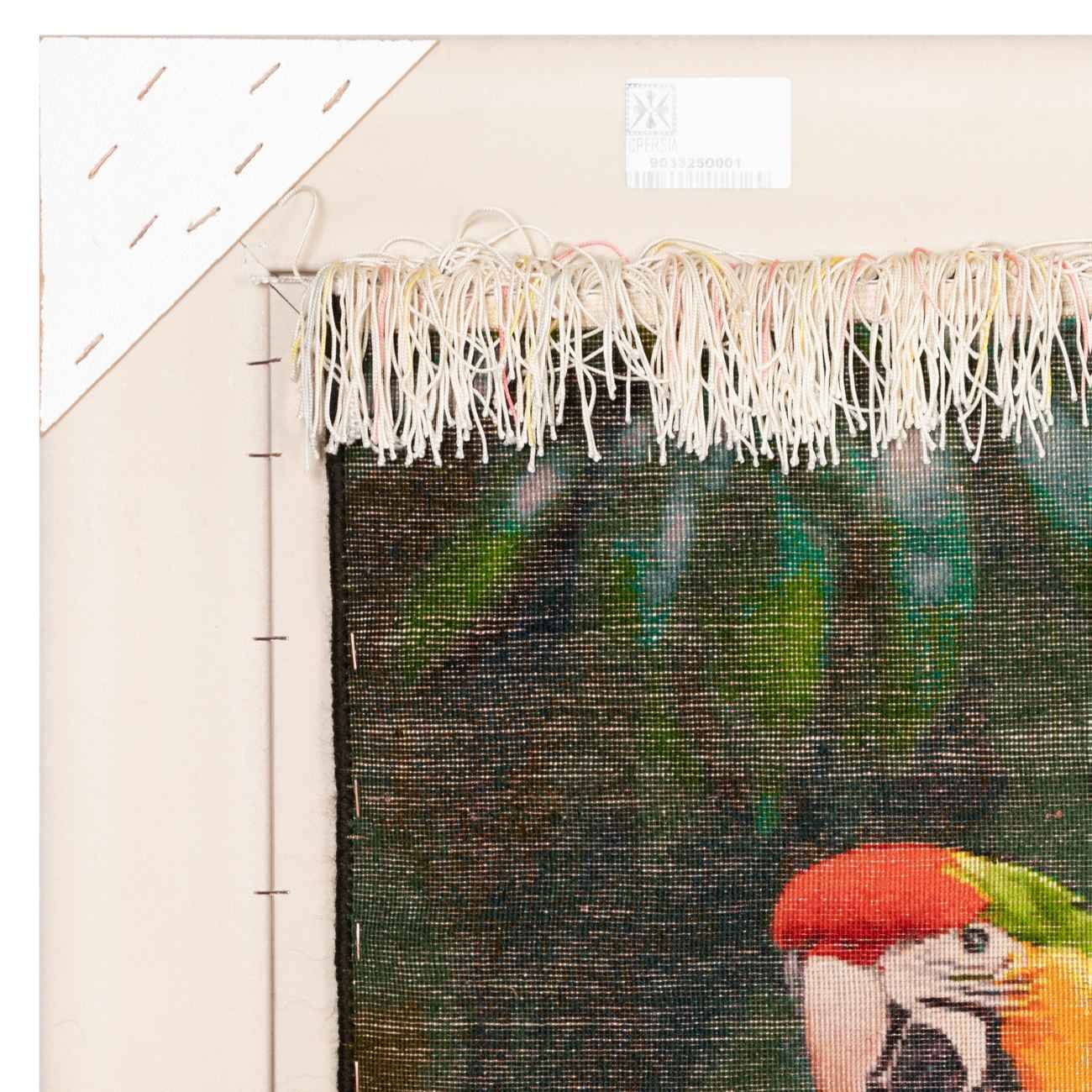 Price and Buy Hand-Knotted Persian Pictorial Rug from Tabriz Depicting Parrots - Image 4
