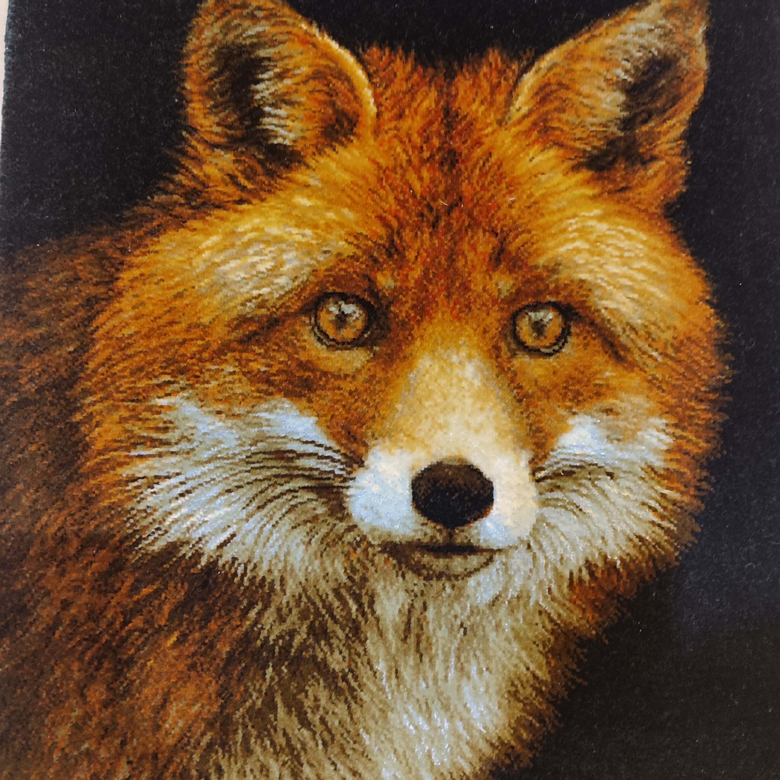 Price and Buy Hand-Knotted Persian Pictorial Rug from Tabriz Depicting Red Fox - Image 4
