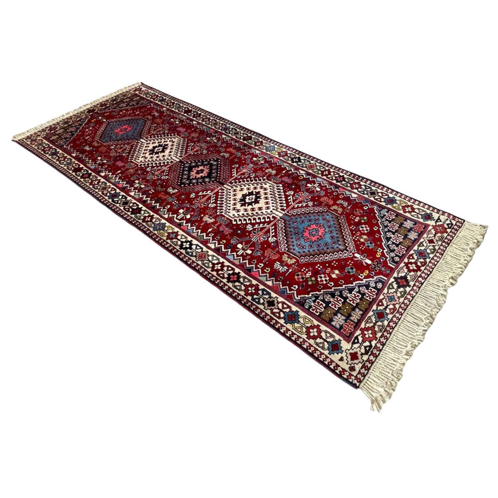 Price and Buy Hand-Knotted Tribal Persian Runner Carpet Model Ghashghaei - Image 6
