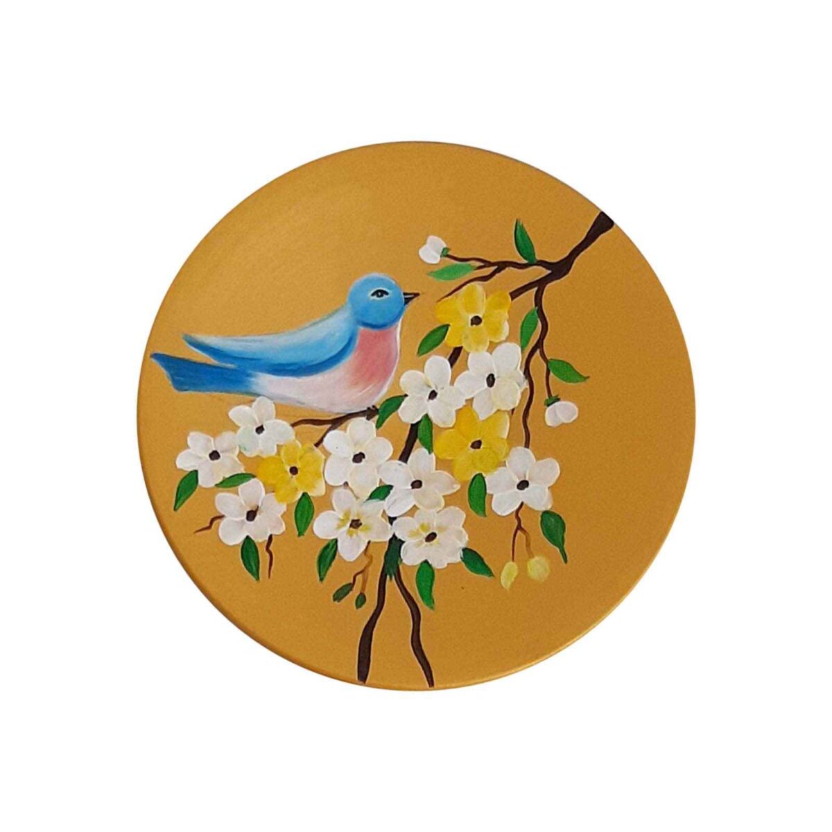 Price and Buy Hand-Painted Decorative Pottery Wall Plate Bird - Image 3