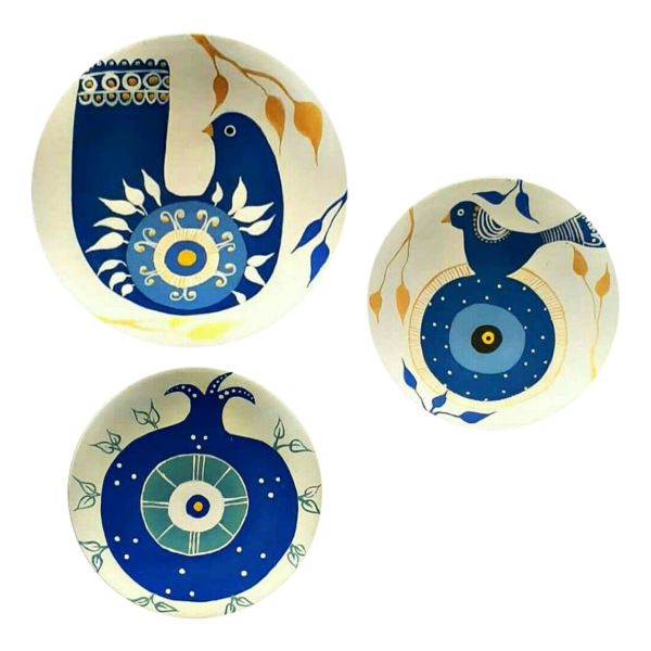 Price and Buy Hand-Painted Decorative Pottery Wall Plate Blue Bird_68f50d1dbd05f.jpeg Price and Buy Hand-Painted Decorative Pottery Wall Plate Blue Bird