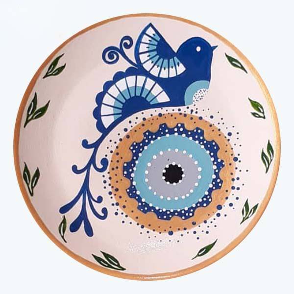 Price and Buy Hand-Painted Decorative Pottery Wall Plate Eye - Image 3