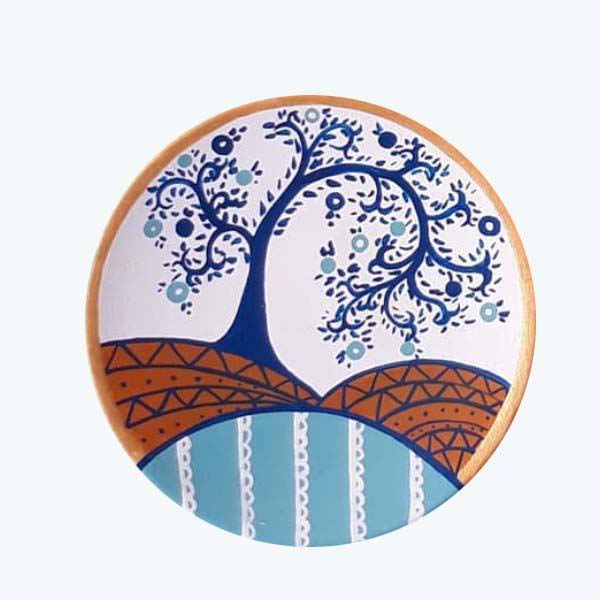 Price and Buy Hand-Painted Decorative Pottery Wall Plate Eye - Image 4