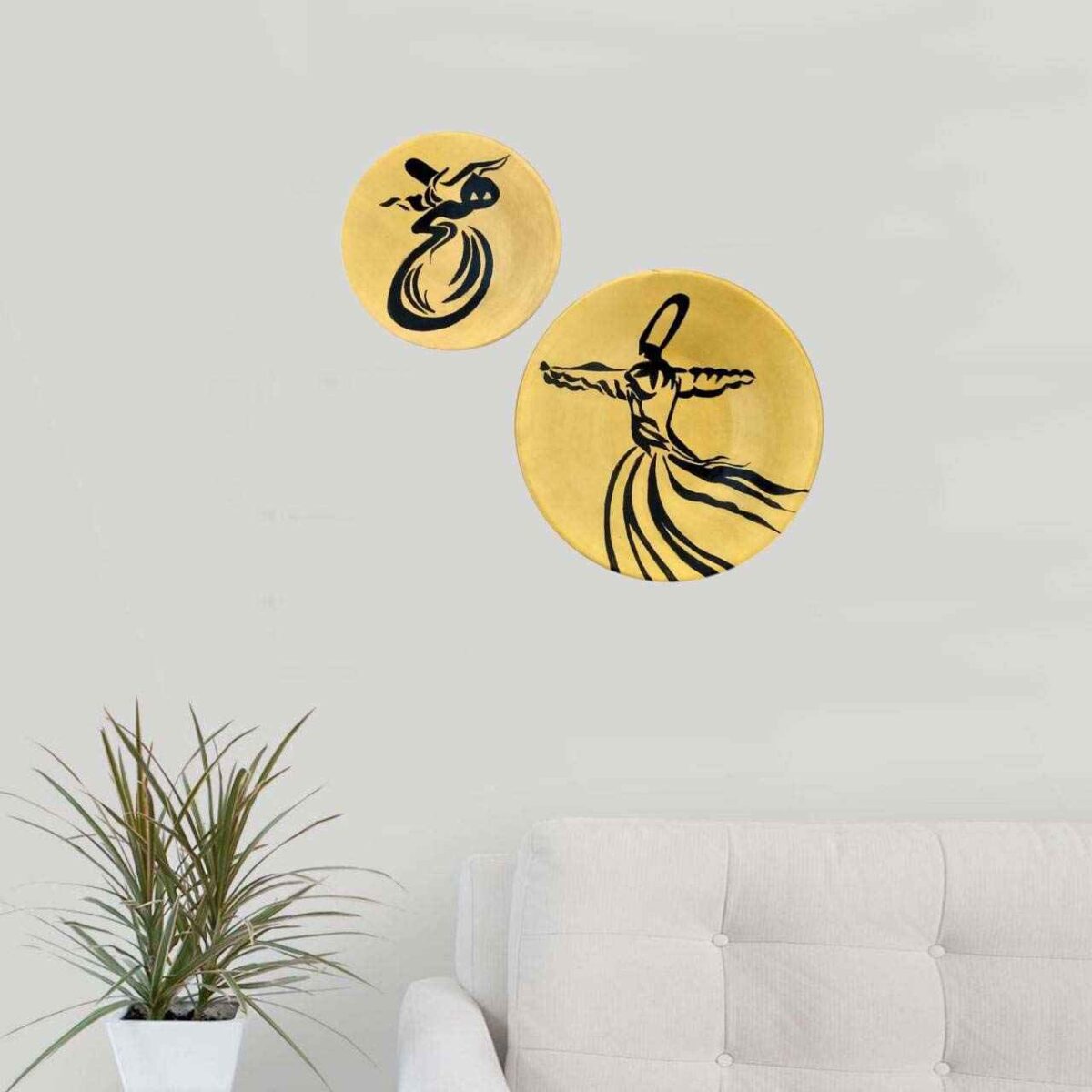 Price and Buy Hand-Painted Decorative Pottery Wall Plate Sama - Image 3
