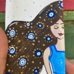 Price and Buy Hand-painted Pottery Incense Holder with Evil Eye Design, Washable & Acrylic Paint - Image 3