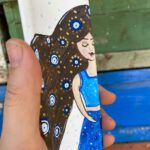 Price and Buy Hand-painted Pottery Incense Holder with Evil Eye Design, Washable & Acrylic Paint - Image 5