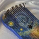 Price and Buy Hand-Painted Starry Night Lyre Exquisite Artistry Meet Melodic Harmony - Image 4