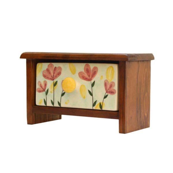 Price and Buy Handcrafted 1 Ceramic Drawers Chest with Wooden Box – Flowers_68fc11d3088e7.jpeg Price and Buy Handcrafted 1 Ceramic Drawers Chest with Wooden Box – Flowers